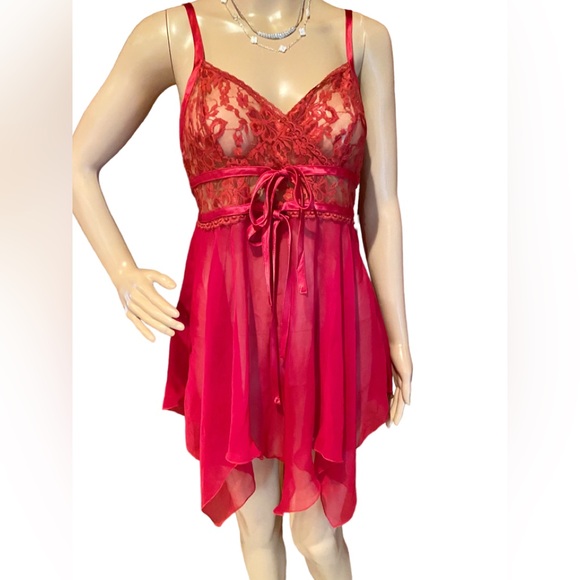 Sexy Red Nighty by Maidenform - Picture 6 of 6